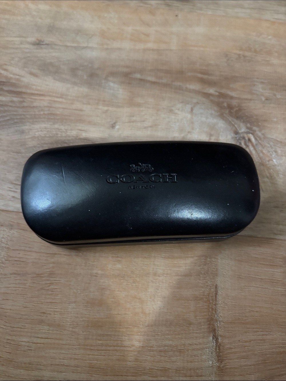 Coach Black Leatherette Eyewear Case